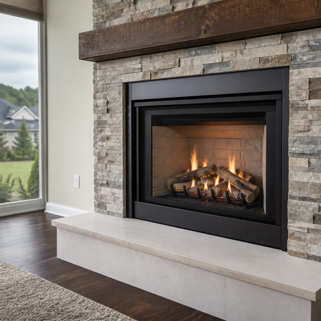 Gas fireplace service